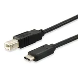 Equip USB-C auf USB-B 1 m Schwarz