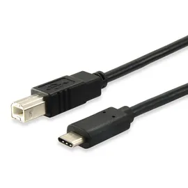 Equip USB-C auf USB-B 1 m Schwarz