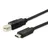 Equip USB-C auf USB-B 1 m Schwarz