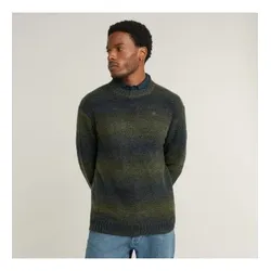 G-Star für Herren. D25120-D757-G880 Farbverlaufs-Strickpullover grün (XS), Lässig, Recyceltes Polyester, Nachhaltig