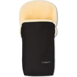 Hofbrucker Lammfellfußsack Putzi schwarz