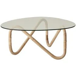 Cane-Line - Wave Couchtisch Outdoor, natural / klar
