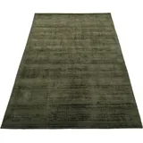 Leonique Teppich »Soley, Kurzflor-Teppiche, handgewebter Viskose-Teppich«, rechteckig, 93824355-4 grün 12 mm,