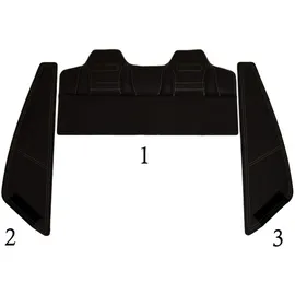 Aileenstore Spielbett Police 90 x 200 cm Holz schwarz