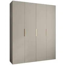 abiks möbel Drehtürenschrank COMO 200 x 245,5 x 50 cm Gold