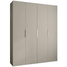 abiks möbel Drehtürenschrank COMO 200 x 245,5 x 50 cm Gold