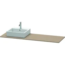 Duravit Konsole XSquare 160x55x1,6cm, m 1 Ausschn, Beck. li, lei