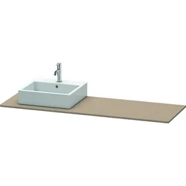Duravit Konsole XSquare 160x55x1,6cm, m 1 Ausschn, Beck. li, lei