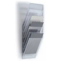 Durable Wand-Prospekthalter-Set »Flexiboxx 6", A4 hoch, transparent,