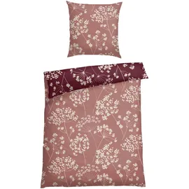 SCHIESSER Alyssa Renforcé Altrosa 135 x 200 cm + 80 x 80 cm