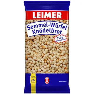 LEIMER Semmel-Würfel Knödelbrot 750g – Aus gebackenem Weißbrot, perfekt für lockere Semmelknödel oder Fülle diverser Speisen (1 x 750g)