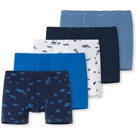 SCHIESSER Jungen Shorts Pack in blau/weiß, Gr.92