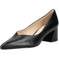 Pumps HÖGL "Högl Pumps Leder", Damen, Gr. 38,5, schwarz, Leder, casual, Schuhe