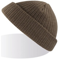 Goodman Design Beanie Fisherman Beanie Docker Mütze Sechs Nähte grau