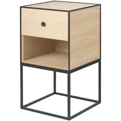 Frame 35 Schrank helle Eiche an Rahmen mit Schublade