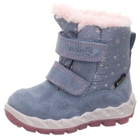 superfit Baby Mädchen ICEBIRD warm gefütterte Gore-Tex Stiefel, BLAU/ROSA 8010