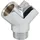 Weinmann & Schanz Messing Gewindefitting-y-stück 1x 1/2''ag - 2 x 1/2'' Ig - verchromt
