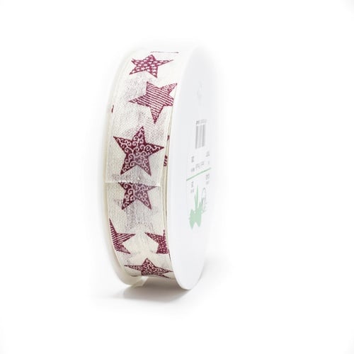 Flowerbox Bastelband »Pattern Star« - rot