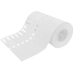 CombiCraft PVC Schlaufenetiketten 120x13mm - Weiß - 1000 Stück
