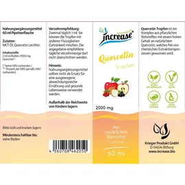 increase naturally Liposomales Quercetin Tropfen 180 ml