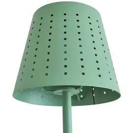 LINDBY Solarleuchte Metall 1 x 2,1 W LED spritzwassergeschützt IP44 grün