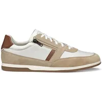 GEOX Renan A Sneaker, White/Beige, 42