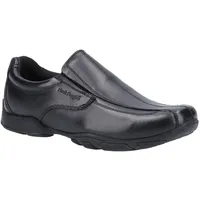 Hush Puppies - Jungen Schul-Uniform-Schuhe "Elijah Senior", Leder FS7624 (17 EU) (Schwarz) - Schwarz - 17