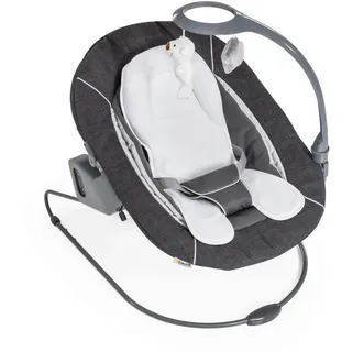 Hauck Hochstuhlliege Alpha Bouncer Deluxe, Grau, Textil, 66x49x45 cm, Bezug abwischbar, Liegefunktion ab Geburt, nutzbar als Liege und Wippe, ideal zum Füttern auf Augenhöhe, 3-Punkt Gurt, Babymöbel, Hochstühle & Zubehör, Hochstuhlzubehör, Hochstuhl Babyaufsatz