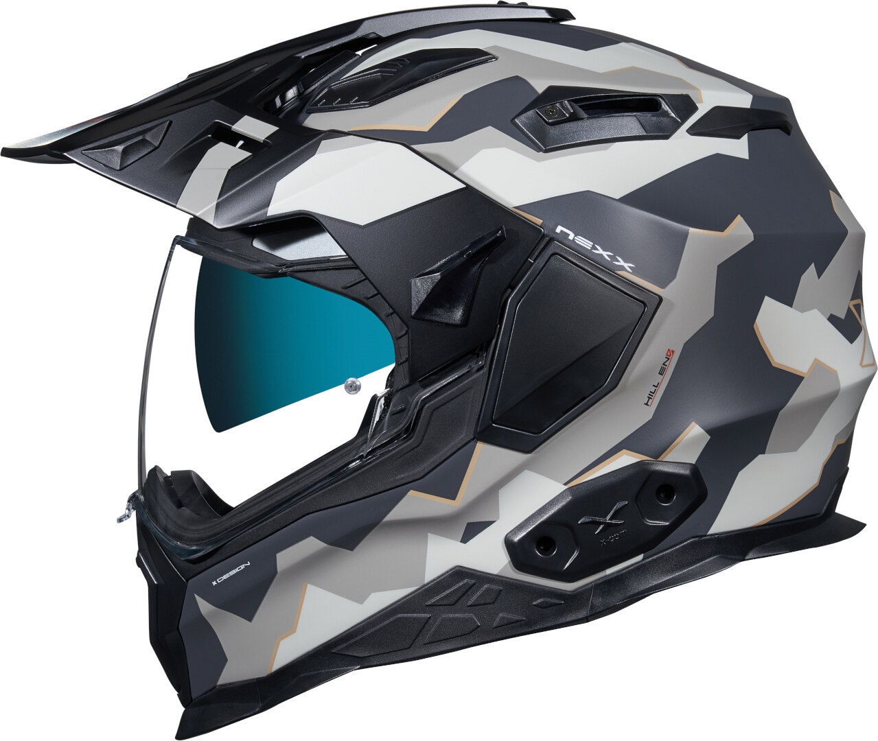 Nexx X.Wed 2 Hill End Country helm, grijs, M