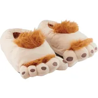 UNITED LABELS 3D Halflinger Hobbit Füße Hausschuhe in braun