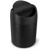 simplehuman Mini-Abfalleimer 1,5 l Schwarz