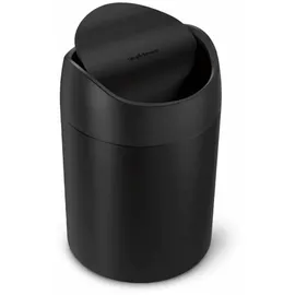 simplehuman Mini-Abfalleimer 1,5 l Schwarz
