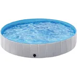 Hundepool Schwimmbad Hundeplanschbecken 100 cm / 120 cm / 140 cm / 160 cm Hundebad Hundepool Haustierpool Katzenpool Wasserbad pvc Rutschfest mit