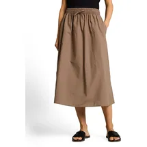 Tom Tailor Midi Rock Damen Braun 40