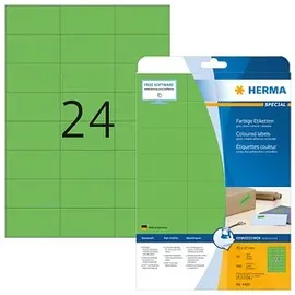 Herma Adressetiketten 4469 grün 70,0 x 37,0 mm 20 Blatt 480 St.