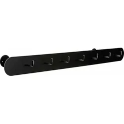 Hack Garderobenleiste 80 cm schwarz