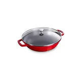 Staub Wok 30 cm Gusseisen Rot