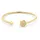 Tommy Hilfiger Offenes Bangles Armband Edelstahl mit Kristallen gold 2780571 Größe Einheitsgröße