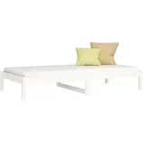 vidaXL Tagesbett 90 x 200 cm weiß