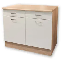 Stella Trading Unterschrank ANDY 100 x 90 x 60 cm Weiß