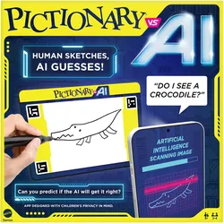 Pictionary Vs. KI, Familienspiel mit künstlicher Intelligenz für Kinder und Erwachsene, ideal für Spieleabende