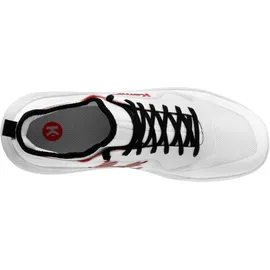 Kempa Kourtfly Jr Handball-Schuhe, Weiß Rot Schwarz, 37