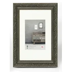 walther + design Barock Holz Bilderrahmen 40X50 cm, ANTHRAZIT