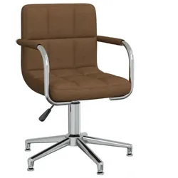 Esszimmerstuhl Drehbar Stoff V17 | vidaXL : Farbe - Braun