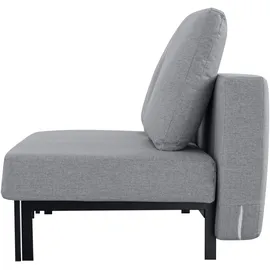 INOSIGN Schlafsofa INOSIGN "BROOKFIELD, Bettsofa, Klappsofa, Couch, Gästebett", grau (hellgrau), B:191cm H:92cm T:97cm, Sofas, Schlafsofa, mit Bettfunktion, pflegeleichter Webstoffbezug