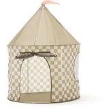 Kid’s Concept Kids Concept - Tent - Khaki med tern - 100x100x130 cm