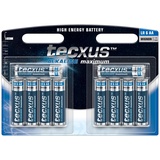 Tecxus Alkaline 1,5 V mit langer Lebensdauer, 10er Pack