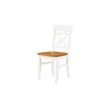 maison bleue Holzstuhl  Florian , weiß , Maße (cm): B: 45 H: 94 T: 43.0