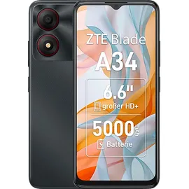 ZTE Blade A34 2 GB RAM 64 GB Grau