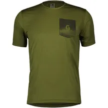 Scott Gravel 20 Herren Bikeshirt-Oliv-Dunkelgrün-M